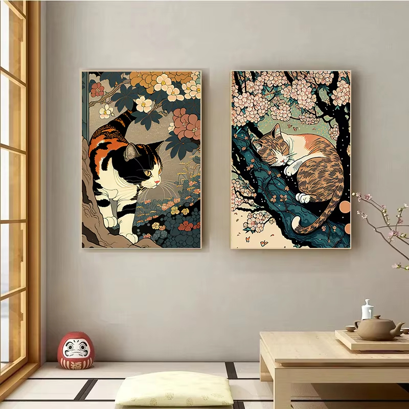 Japanese Lifestyle Game - Oil Painting By Numbers Vintage Japanese