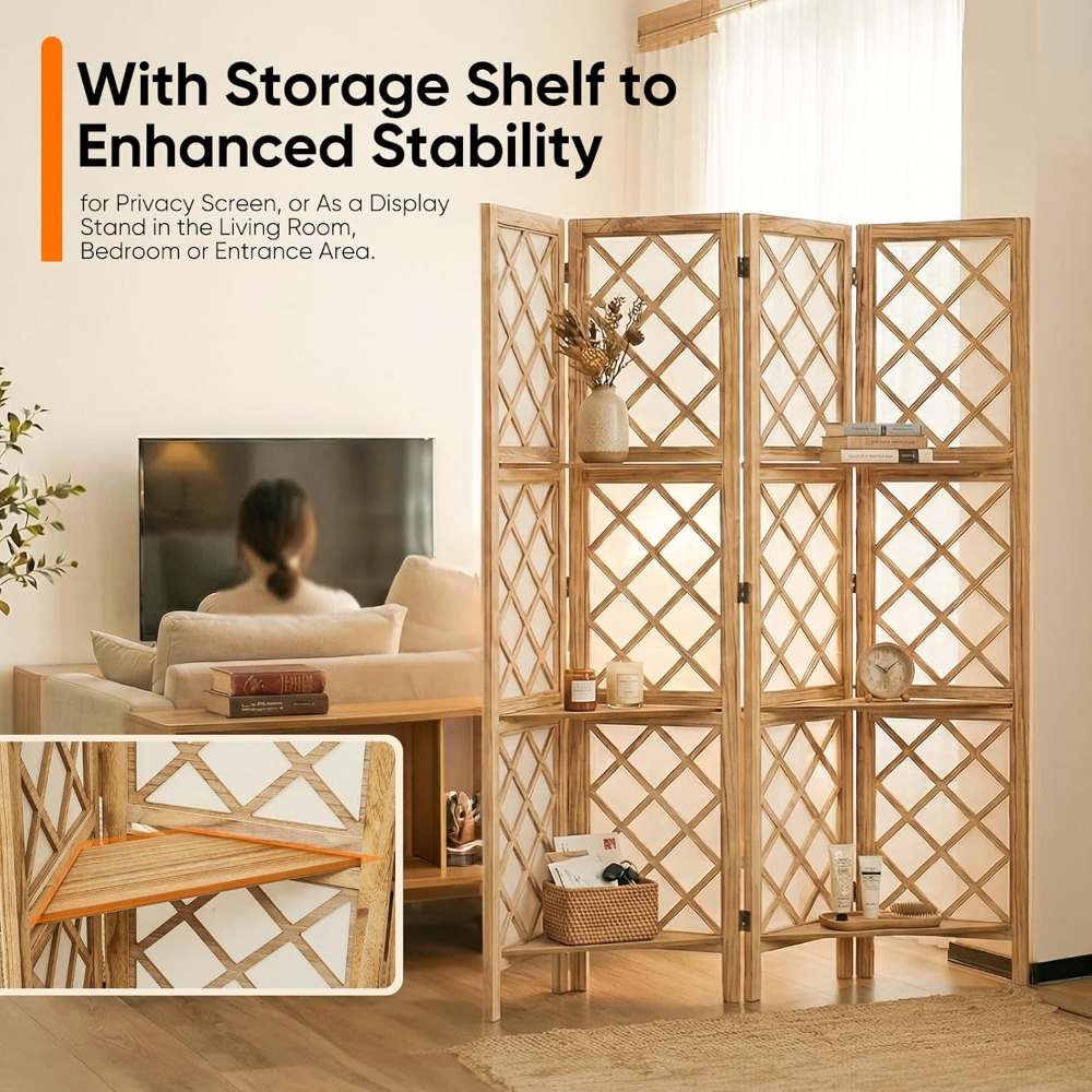 Japanese Room Divider with She - Shoji Screen Divider ulasan dan harga