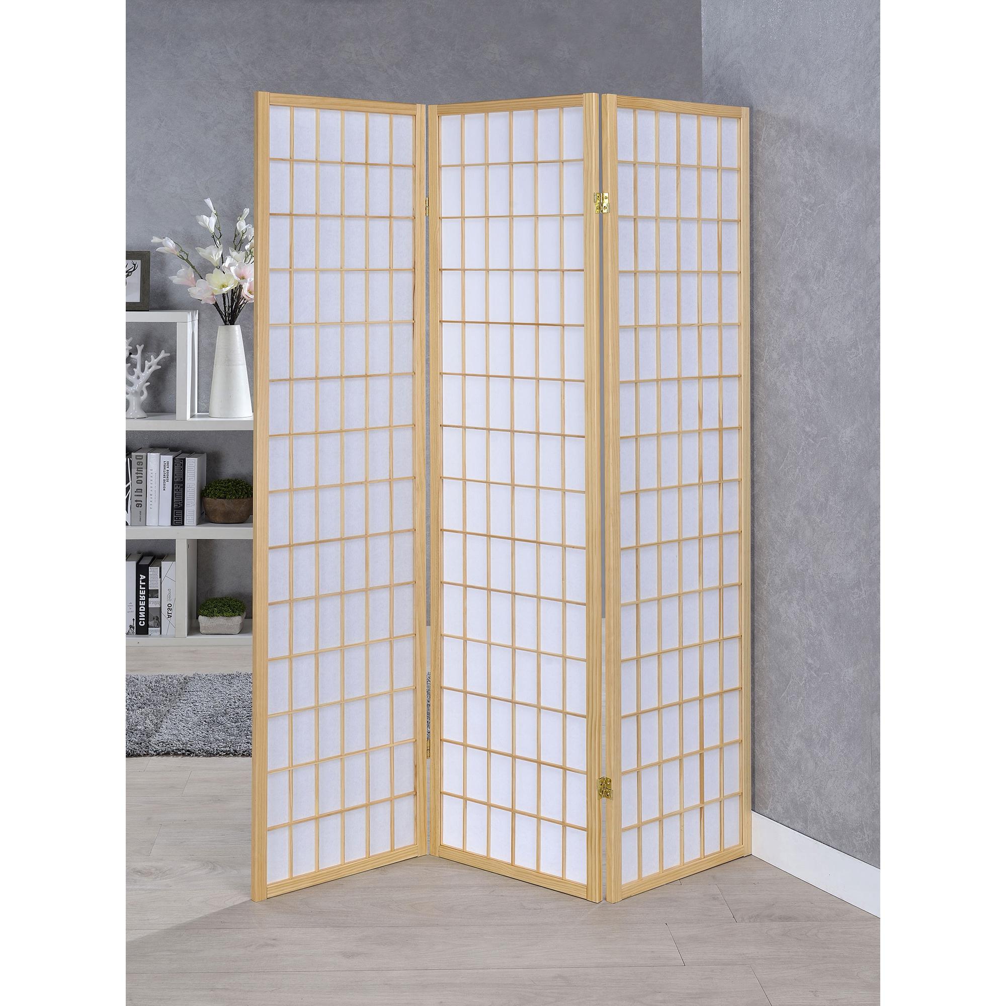 Natural Folding 3-Panel Shoji  - Shoji Screen Divider ulasan dan harga