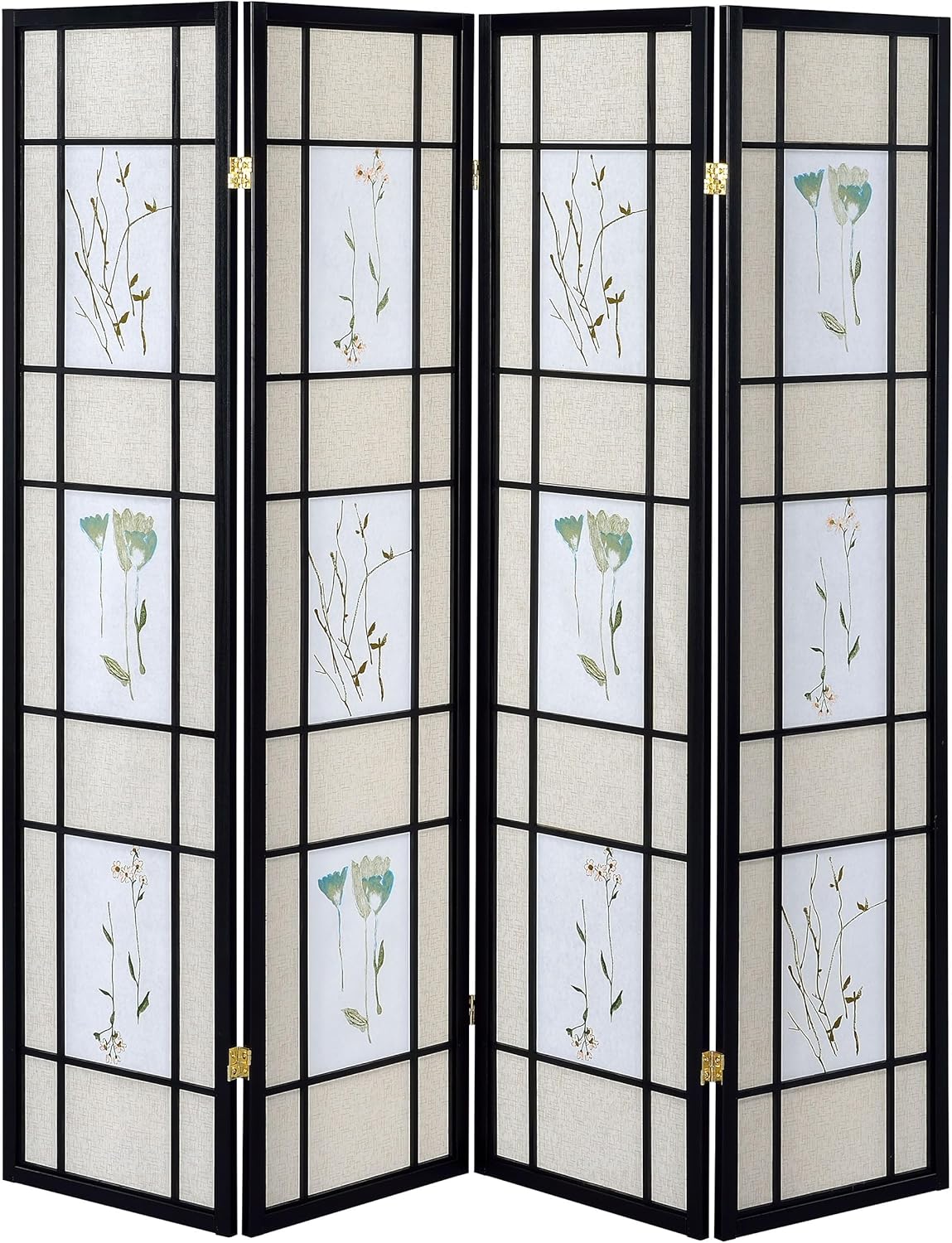 70-Inch 4-Panel Room Divider F - Shoji Screen Divider ulasan dan harga