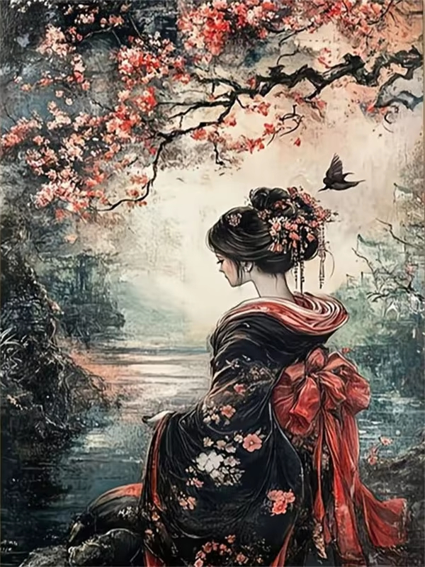 Paiting By Number Kits Woman P - Japanese Lifestyle Game ulasan dan harga