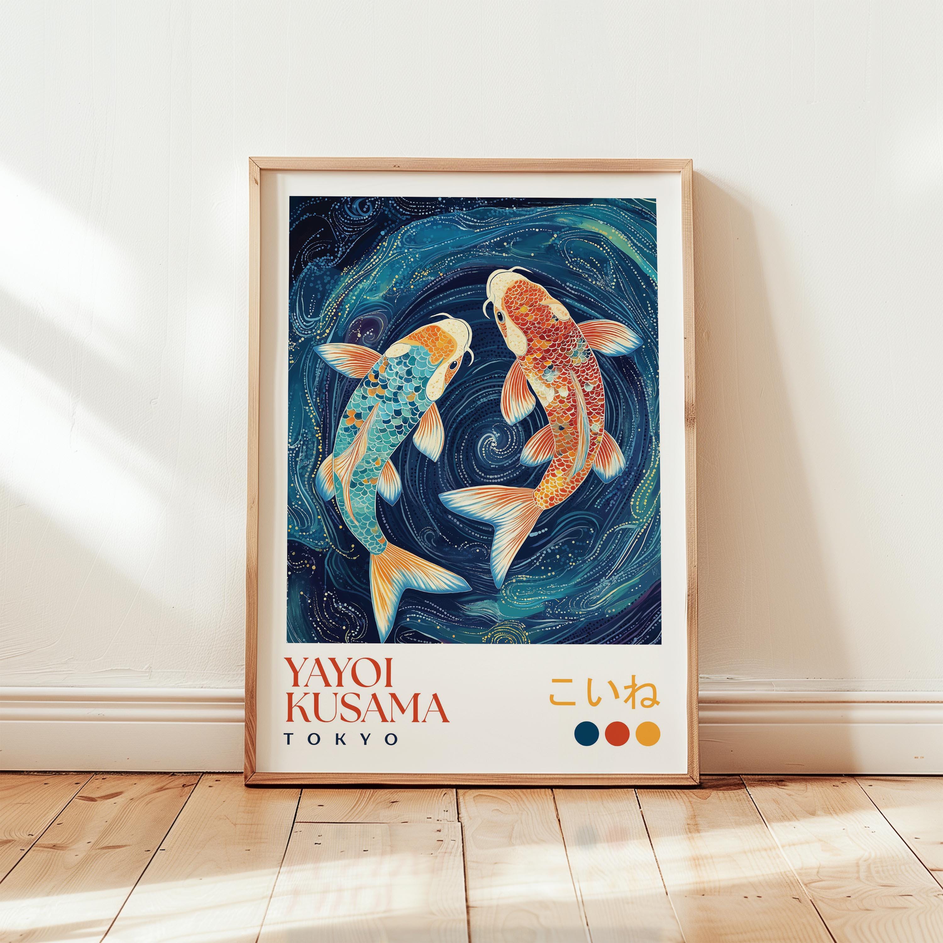 Japanese Red Koi Fish Canvas P - Japanese Lifestyle Gifts ulasan dan harga