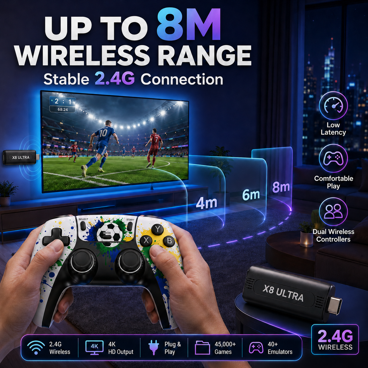 X8 Ultra 4K  Game Console 5000 - Japanese Lifestyle Game ulasan dan harga