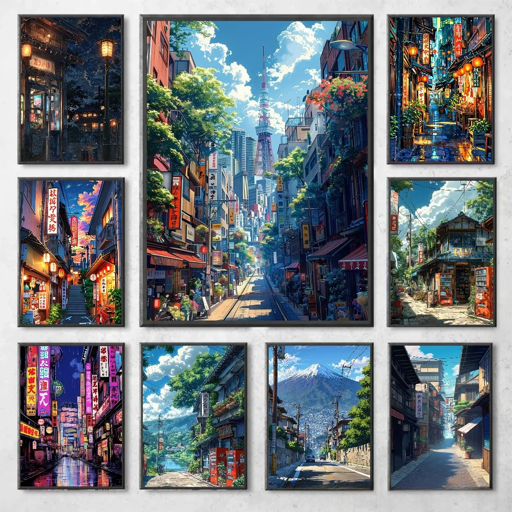 Manga Style Japanese Street La - Japanese Lifestyle Gifts ulasan dan harga