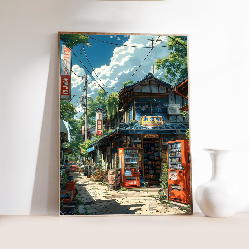 Manga Style Japanese Street La - Japanese Lifestyle Gifts ulasan dan harga