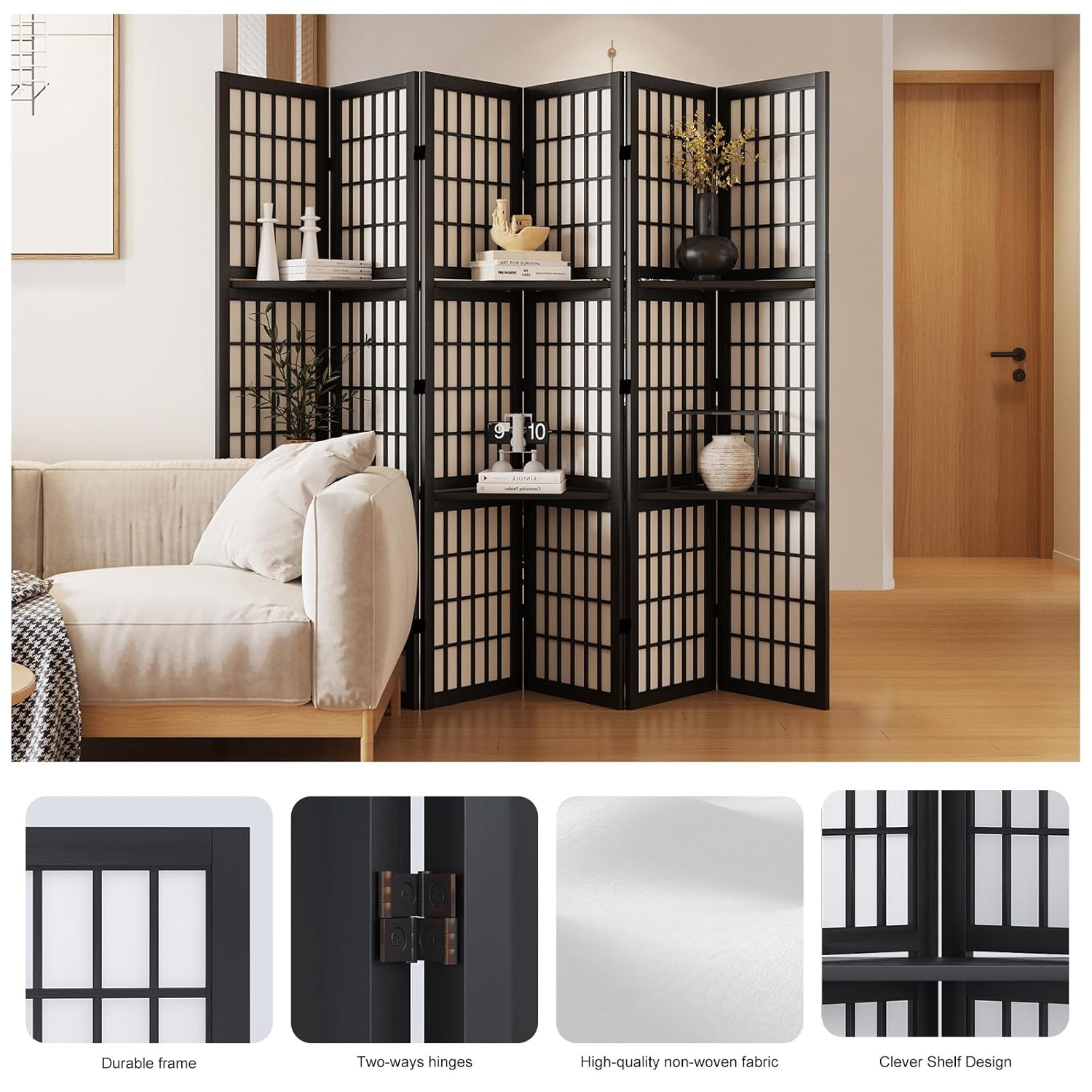66.9 Inch Tall Japanese Shoji  - Shoji Screen Divider ulasan dan harga